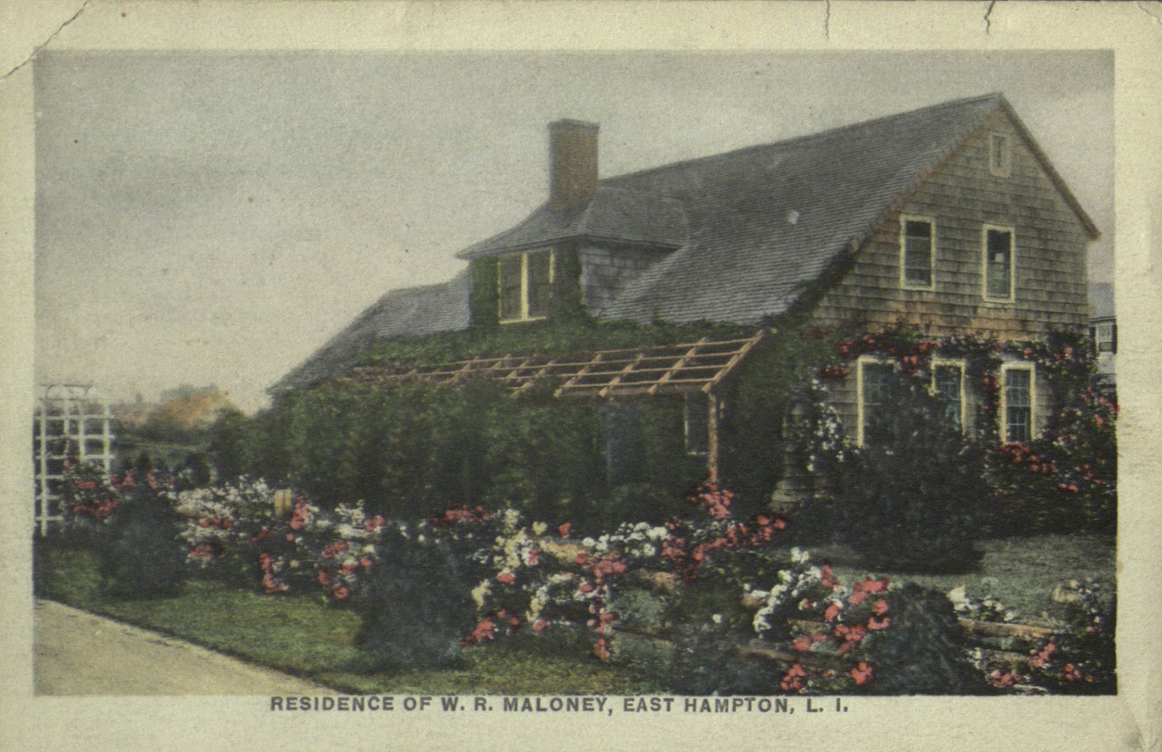 W. R. Maloney Residence, East Hampton, L.I. postcard image